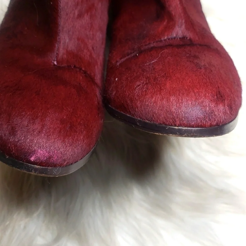 REVOLVE Cynthia Vincent Dane Hair on Calf Bootie  8.5